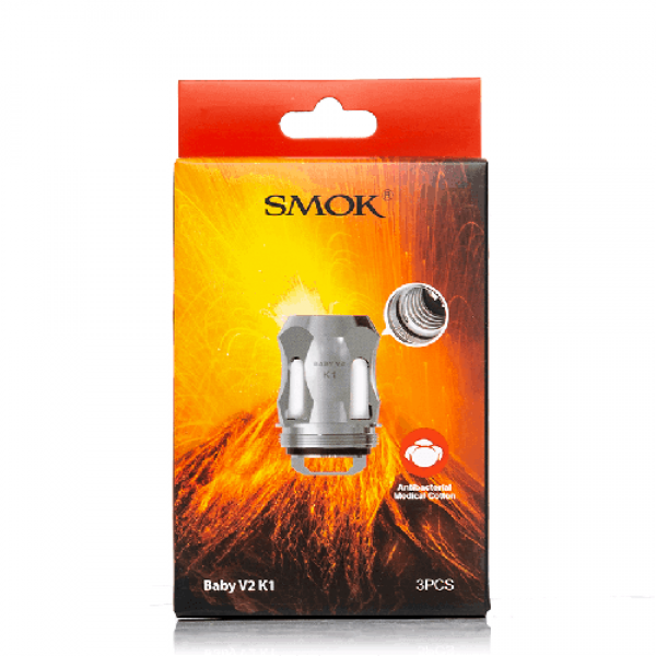 SMOK – Coils – TFV8 Baby V2 K1 – 3-Pack – K1 – 0.2 Ohm (3-Pack)