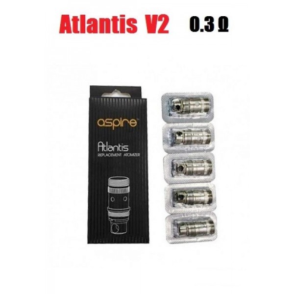 Aspire Atlantis V2 Coils – 0.3 ohm (70-80W)